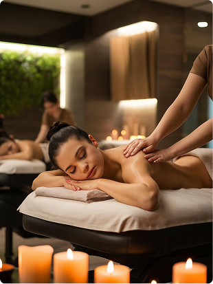 At-home massage and spa service by licensed therapist