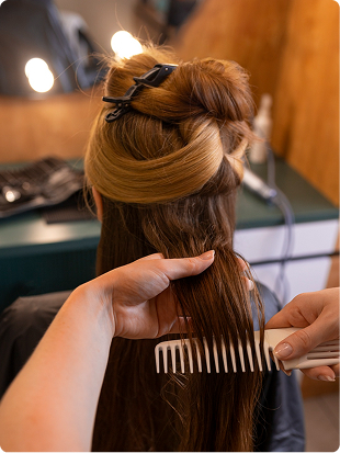 Professional hair styling at home
